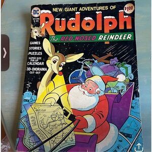 VINTAGE DC COMICS C-24 RUDOLPH THE RED NOSED REINDEER CHRISTMAS ISSUE DEC. 1973